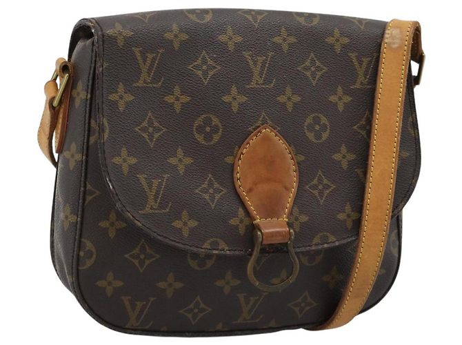 LOUIS VUITTON Bolsa de Ombro Monogram Saint Cloud GM M51242 LV Auth ep15499 Monograma