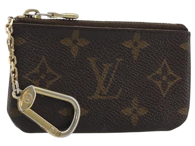 LOUIS VUITTON Monogram Pochette Cles Portafoglio M62650 LV Auth hk3946 Monogramma