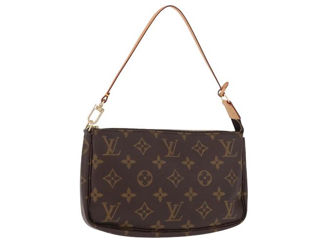 LOUIS VUITTON Monogram Pochette Accessoires Tasche M51980 LV Auth ki6744M Monogramm