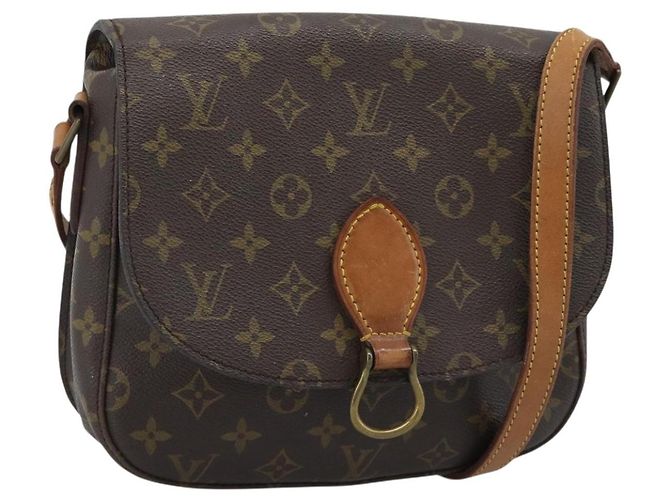 LOUIS VUITTON Monogram Saint Cloud GM Schultertasche M51242 LV Auth 194563 Monogramm