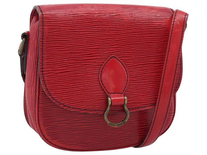 Borsa a Spalla LOUIS VUITTON Epi Saint Cloud PM Rosso M52217 LV Auth BA14161