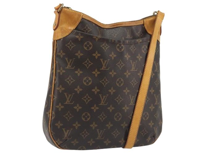 LOUIS VUITTON Bolsa de Ombro Monogram Odeon MM M56389 LV Auth ep15329 Monograma