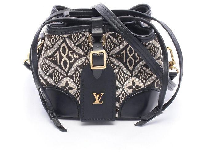 Noe Louis Vuitton Noé Tasche Monogram Jacquard SINCE1854 Noir Braun Schwarz