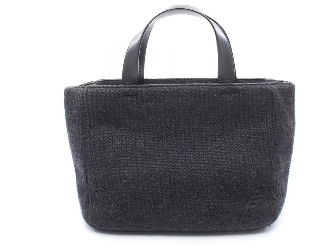 Tote Sac cabas Prada avec logo Triangle Marron
