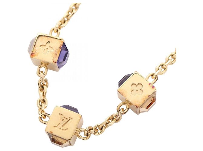Collier Gamble Louis Vuitton Dorado