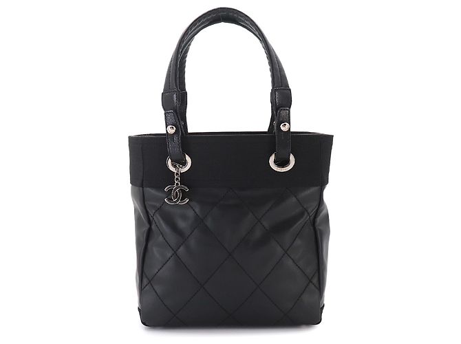 Sac cabas Chanel Paris Biarritz PM Noir