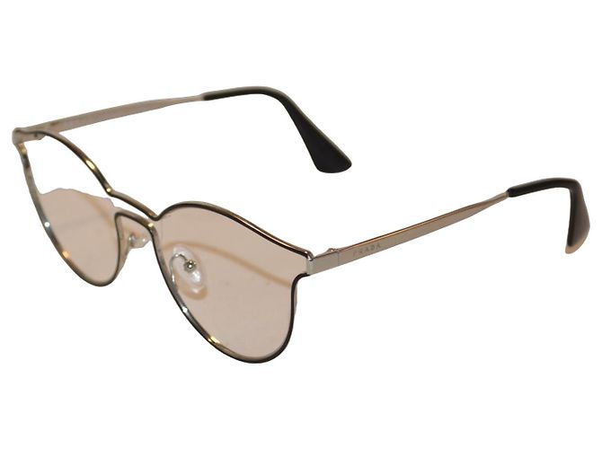 Lunettes de soleil Prada Noir Argenté