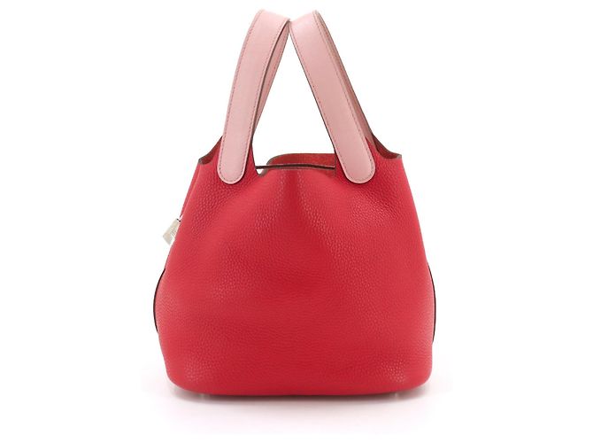 Autre Marque Handtasche Piko Hermes Picotin Lock Touch 18 PM Rot