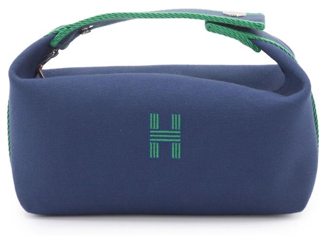 Hermès Sac à main Hermes Bride a Brac PM Noir Bleu Vert