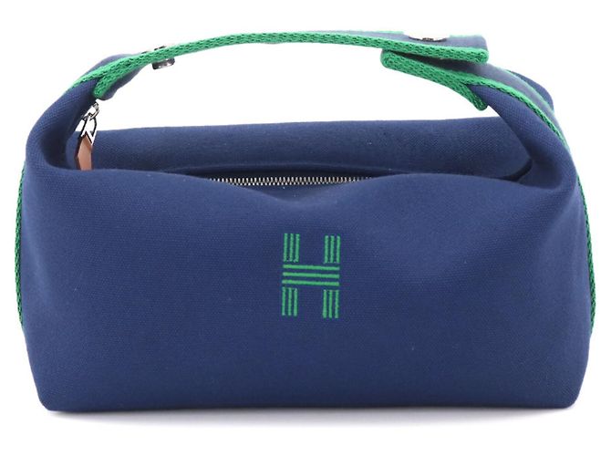 Hermès Borsa Hermes Bride a Brac PM Nero Blu Verde 