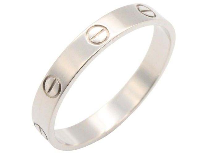 Anillo Mini Love de Cartier en oro blanco de 18K