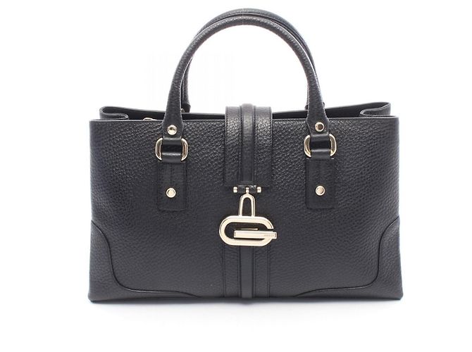 Gucci Handtasche aus schwarzem Leder