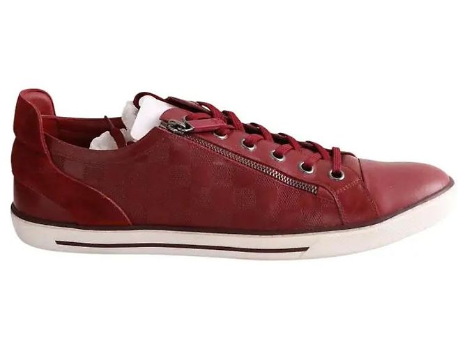 Louis Vuitton Red low-top sneakers