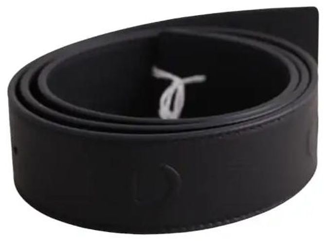 Dior Black Leather Belt Size M