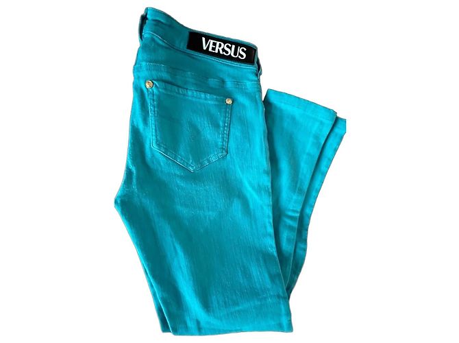 Versus Versace Jeans in Türkis Denim Größe 26