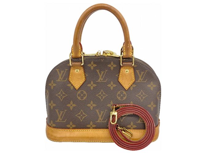 Borsa Louis Vuitton Alma BB Monogram Marrone