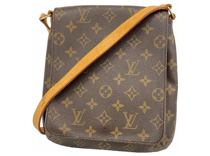 Borsa a tracolla Louis Vuitton Monogram Musette Salsa Marrone