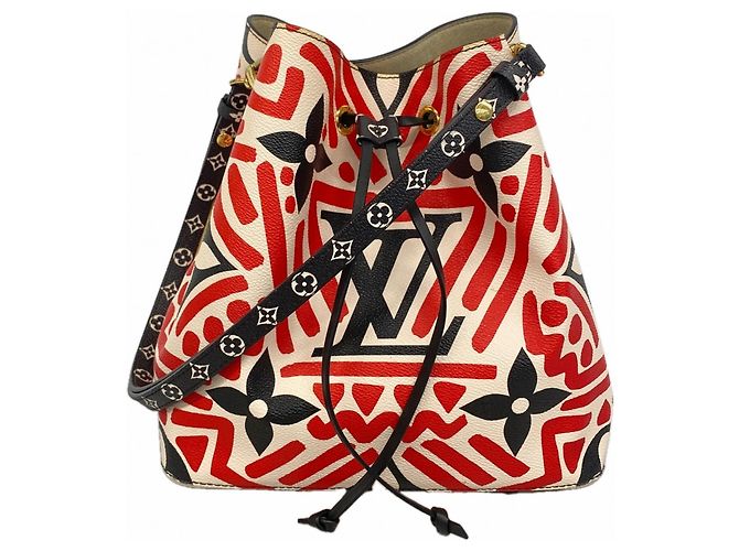 Néonoé Borsa a Spalla Louis Vuitton Monogram Giant NeoNoe Rosso