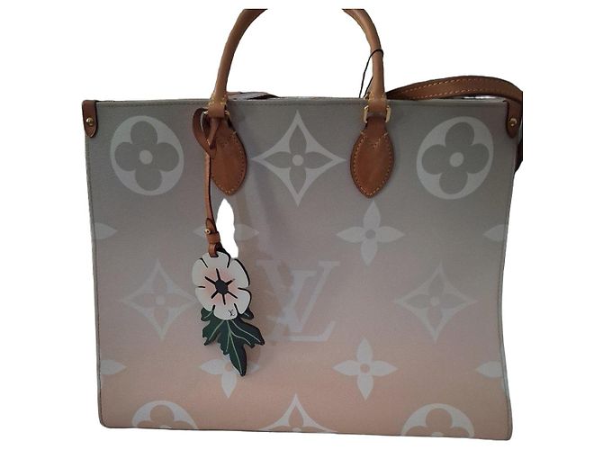 Louis Vuitton Neverfull MM Monogram Ombre Rosa Bege