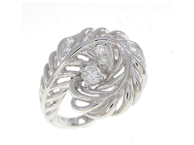 Autre Marque Anillo Heiwado Platinum950 Diamond Plata