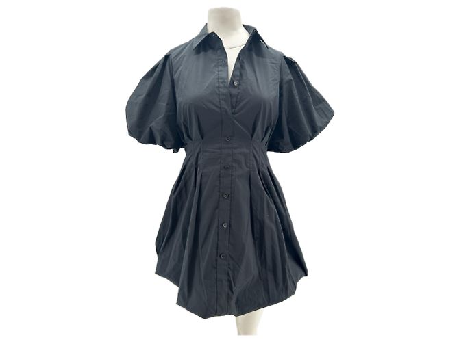 Robe en coton noire Jonathan Simkhai XS