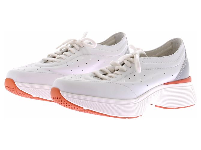Santoni Sneakers en cuir blanc Easy Bounce