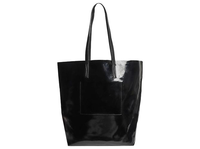 Marni Sac cabas en similicuir noir