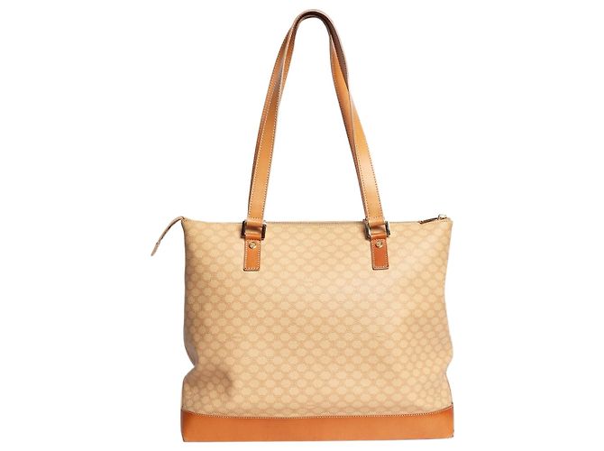 Céline Borsa tote Macadam vintage beige