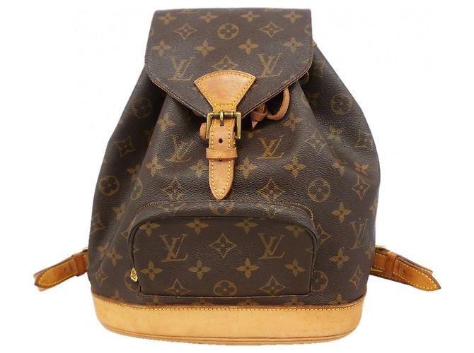 Louis Vuitton Monogram Montsouris MM Backpack Brown