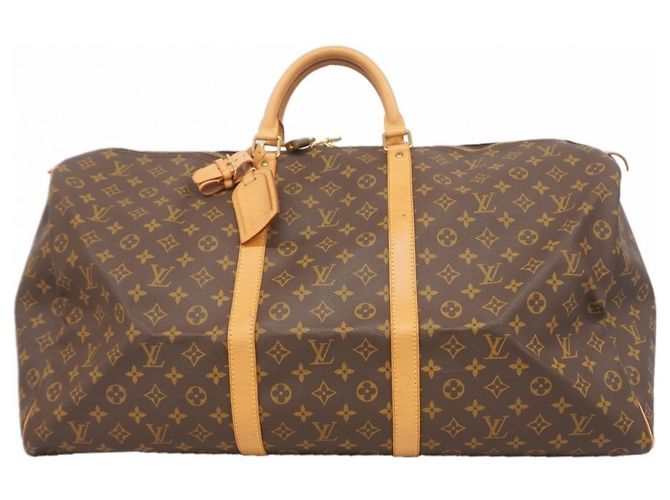 Keepall Borsa Boston marrone Louis Vuitton