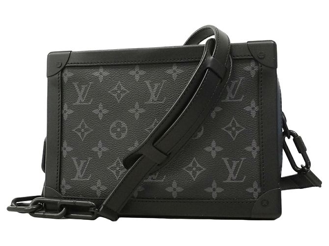 Borsa a tracolla Louis Vuitton Monogram Eclipse Soft Trunk Nero