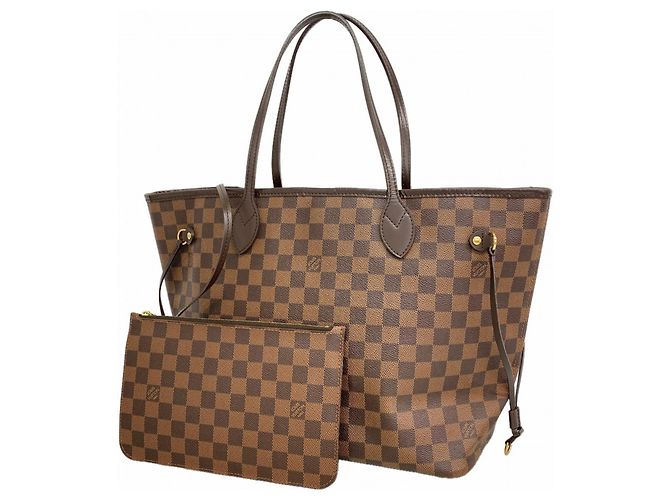 Louis Vuitton Damier Neverfull MM Tote Bag Damier ebene