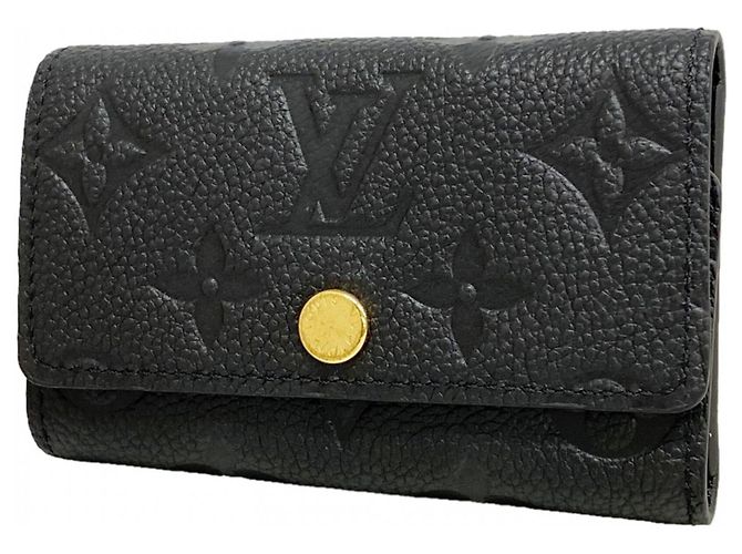 Louis Vuitton Monogram Empreinte Key Case Black