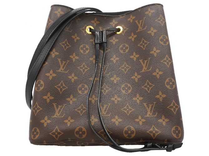 Néonoé Louis Vuitton Monogram NeoNoe MM Schultertasche Braun