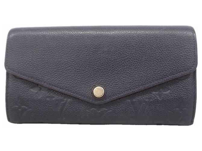 Louis Vuitton Monogram Empreinte Sarah Long Wallet Rot