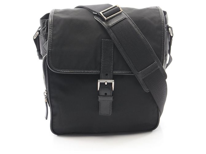 Borsa a tracolla Prada TESSUTO MIX Nero