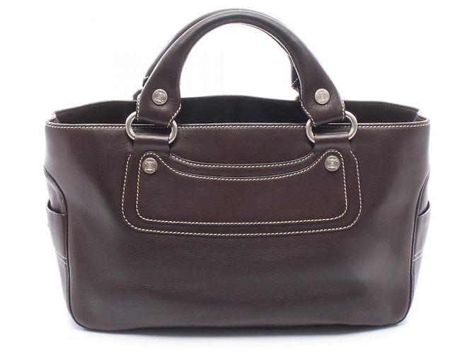 Céline Bolsa Celine Boogie Bag Marrom