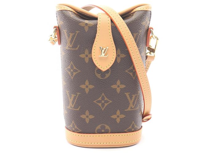 Bolsa de ombro Louis Vuitton Fold Me Pouch Marrom