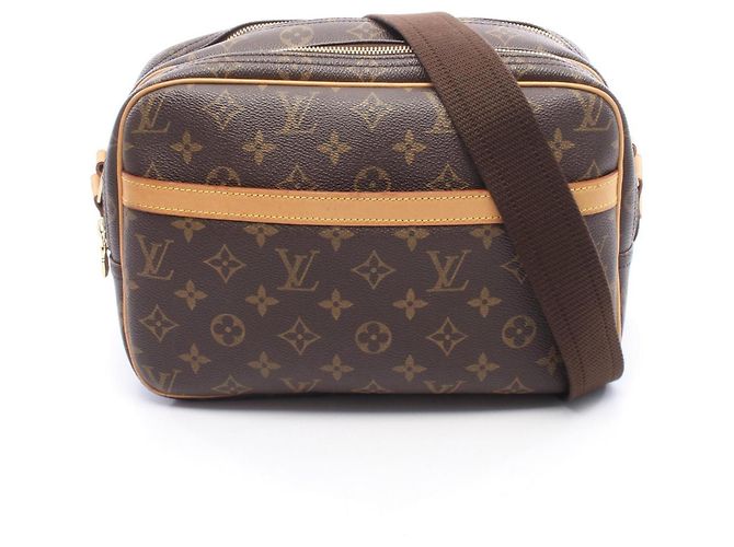 Borsa a Spalla Louis Vuitton Reporter PM Monogram Marrone