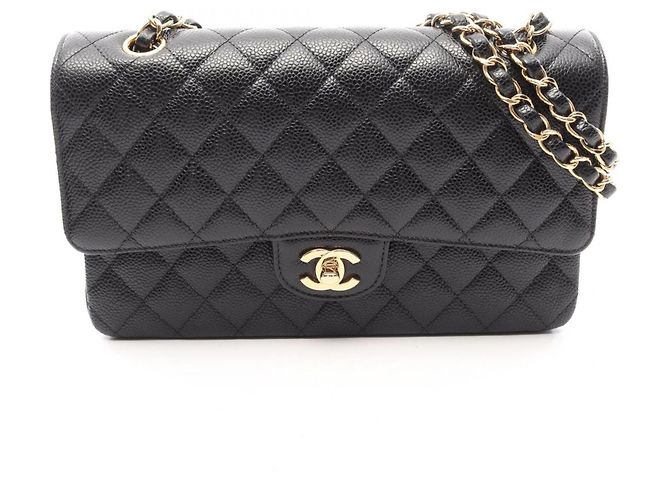Borsa a Spalla Chanel Matelassé Double Flap Nero