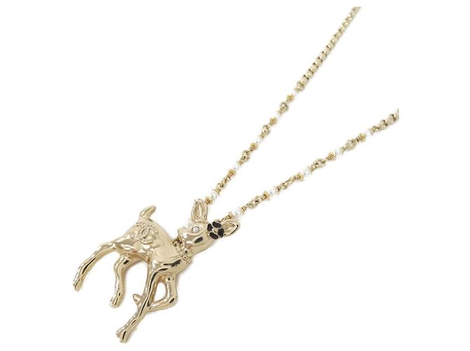 Collana Chanel ABF289 Nero Bianco D'oro