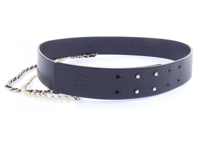 Chanel Gürtel Schwarz 