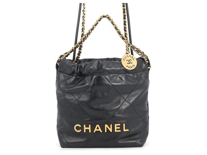 Borsa Chanel 22 Mini Coco Mark Nero