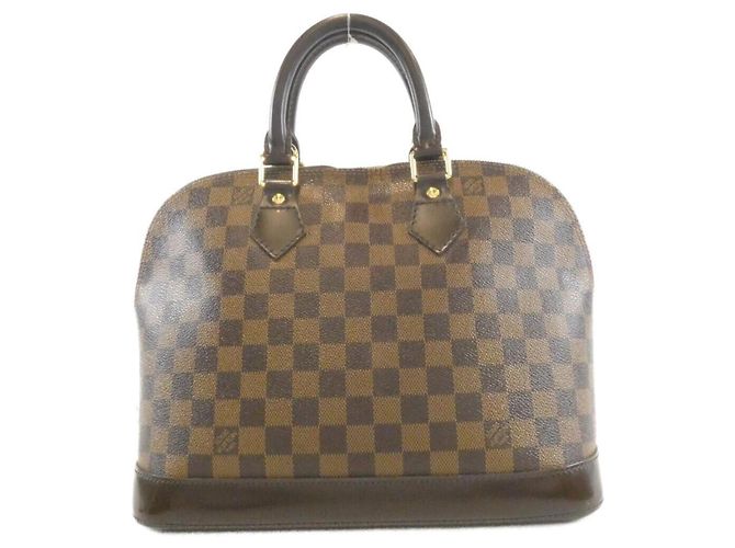 Bolsa Louis Vuitton Damier Alma PM Marrom