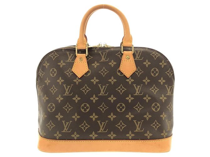 Borsa Louis Vuitton Monogram Alma PM Marrone