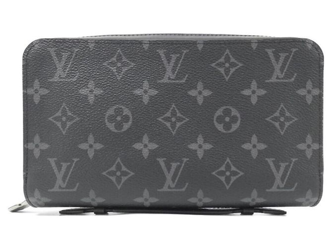 Louis Vuitton Monogram Eclipse Zippy XL Wallet Black