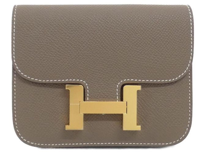 Hermès Hermes Constance Slim Wallet Taupe