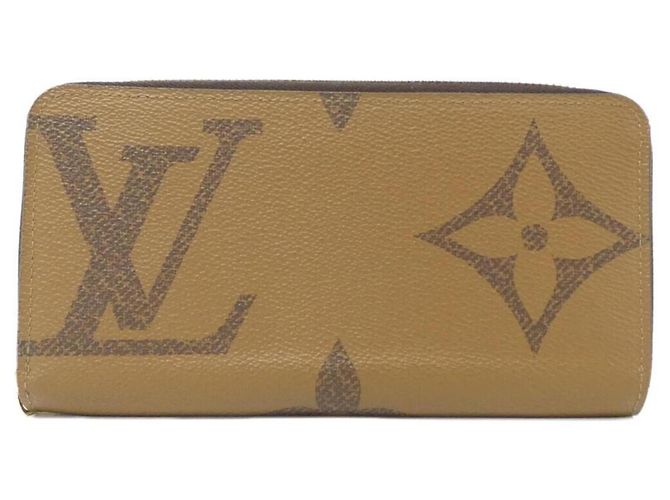 Cartera Zippy Monogram Giant Louis Vuitton Castaño