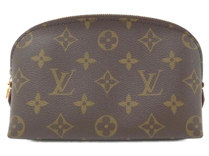 Borsa Louis Vuitton Monogram Pochette Cosmetic PM Marrone