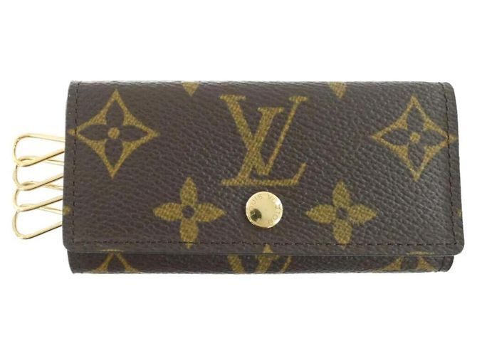 Louis Vuitton Monogram Multicles M62631 Key Case Brown